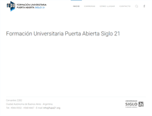 Tablet Screenshot of fupa21.org